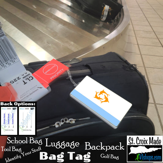 Anguilla - The Dolphin Flag - 1967 to 1969 - Flags of the World - Bag Tag