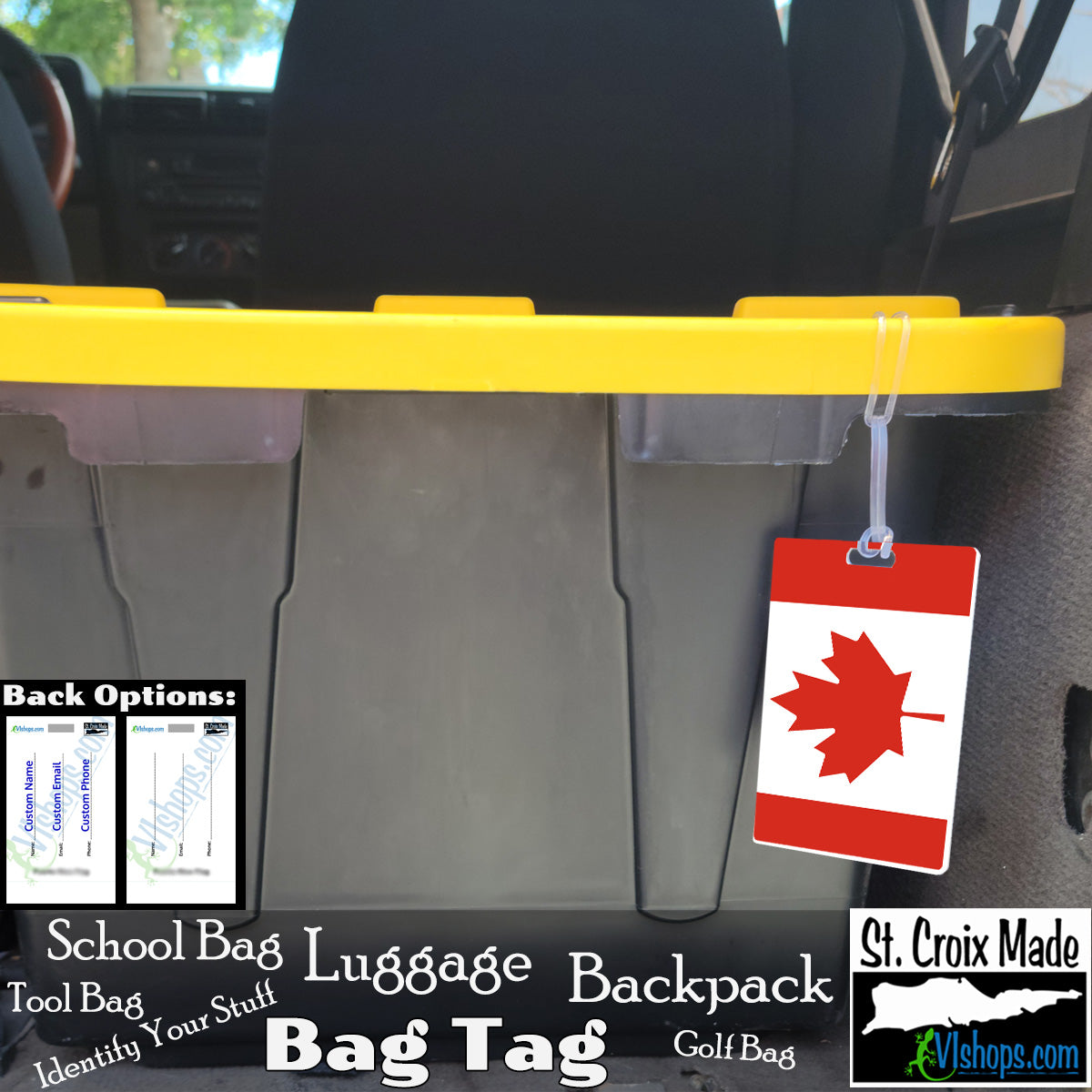Canada - 1965 to present - Flags of the World - Bag Tag