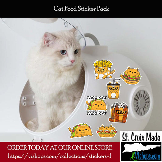 Cat Food Sticker Pack