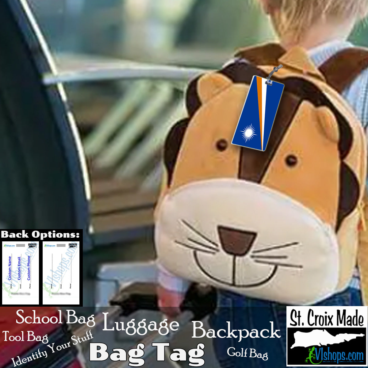 Marshall Islands - 1979 to present - Flags of the World - Bag Tag