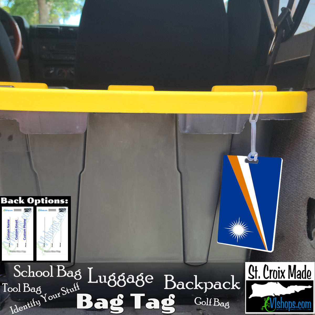 Marshall Islands - 1979 to present - Flags of the World - Bag Tag