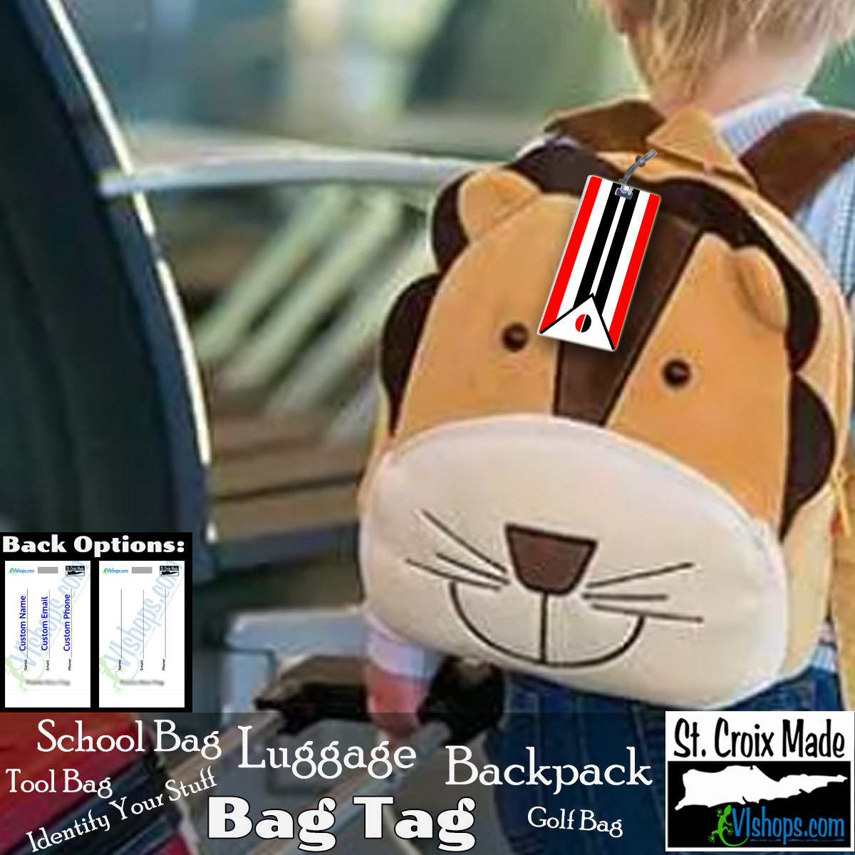 Native American - Arapaho Nation - Flags of Native Americans - Bag Tag