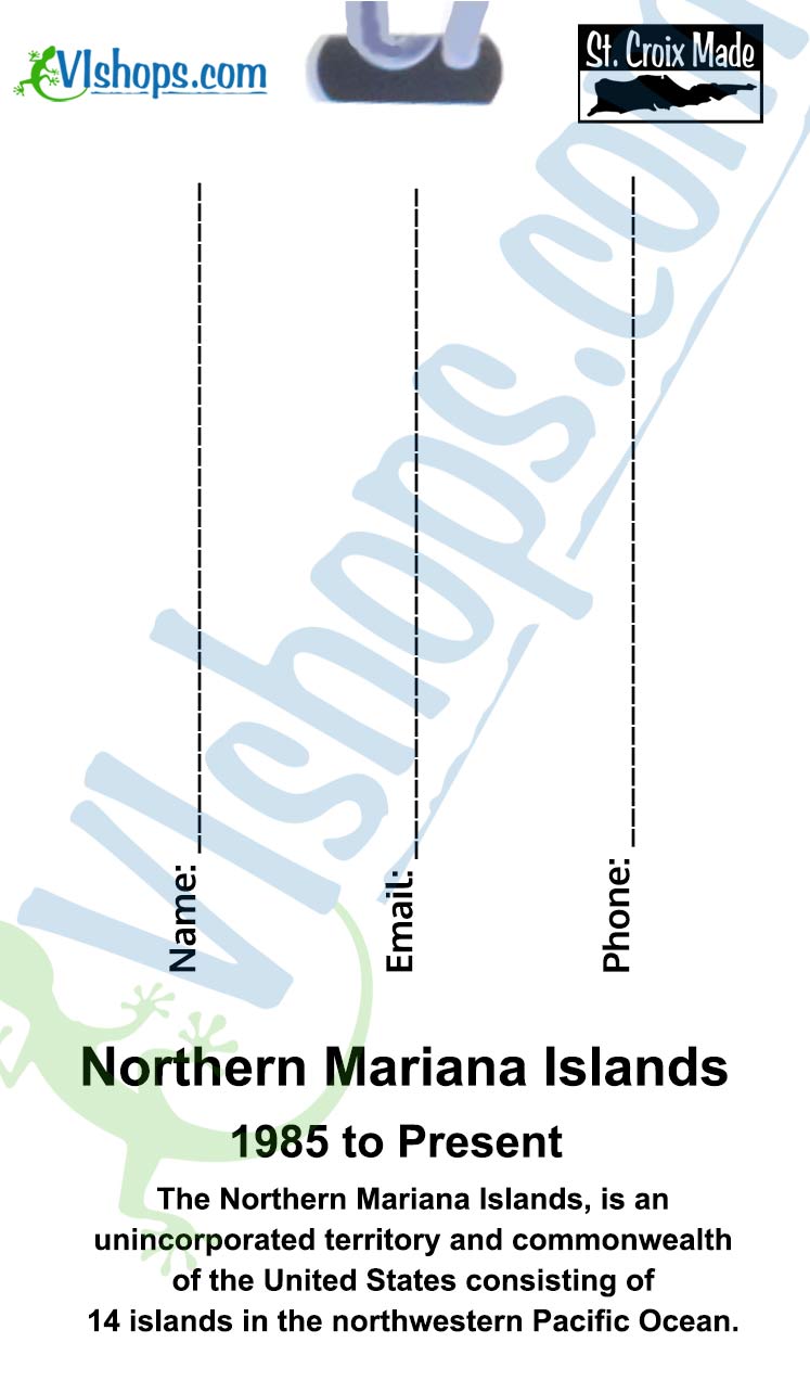 Northern Mariana Islands - 1985 to Present - Flags of the World - Bag Tag