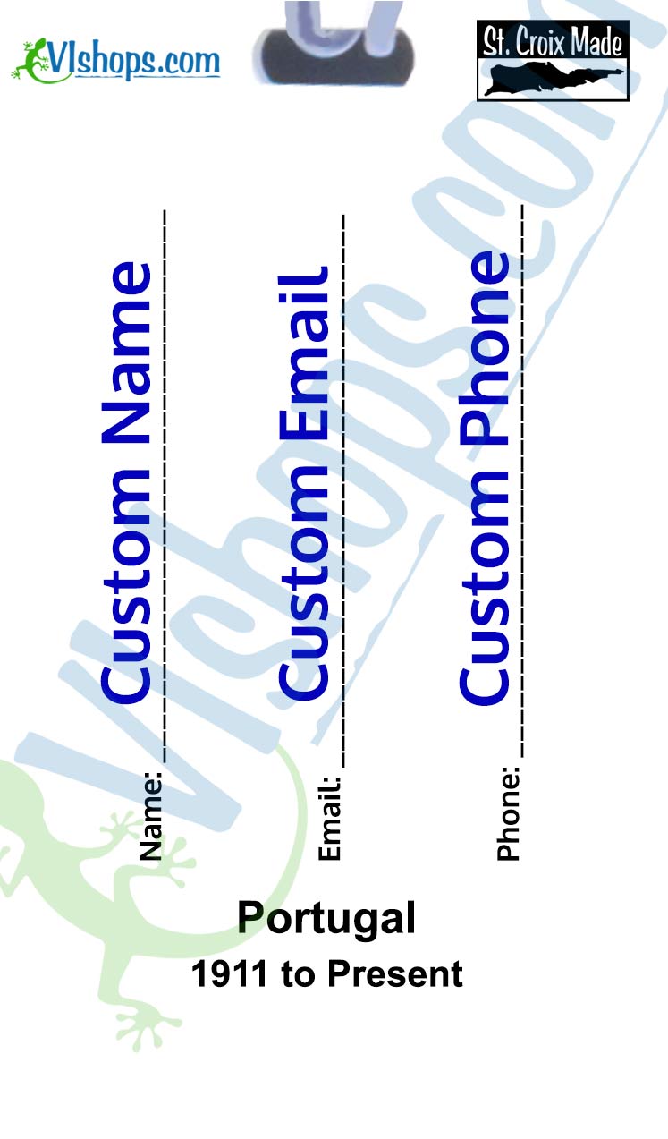 Portugal - 1911 to present - Flags of the World - Bag Tag