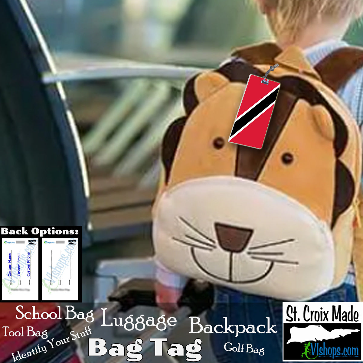 Trinidad and Tabogo - 1962 to present - Flags of the World - Bag Tag