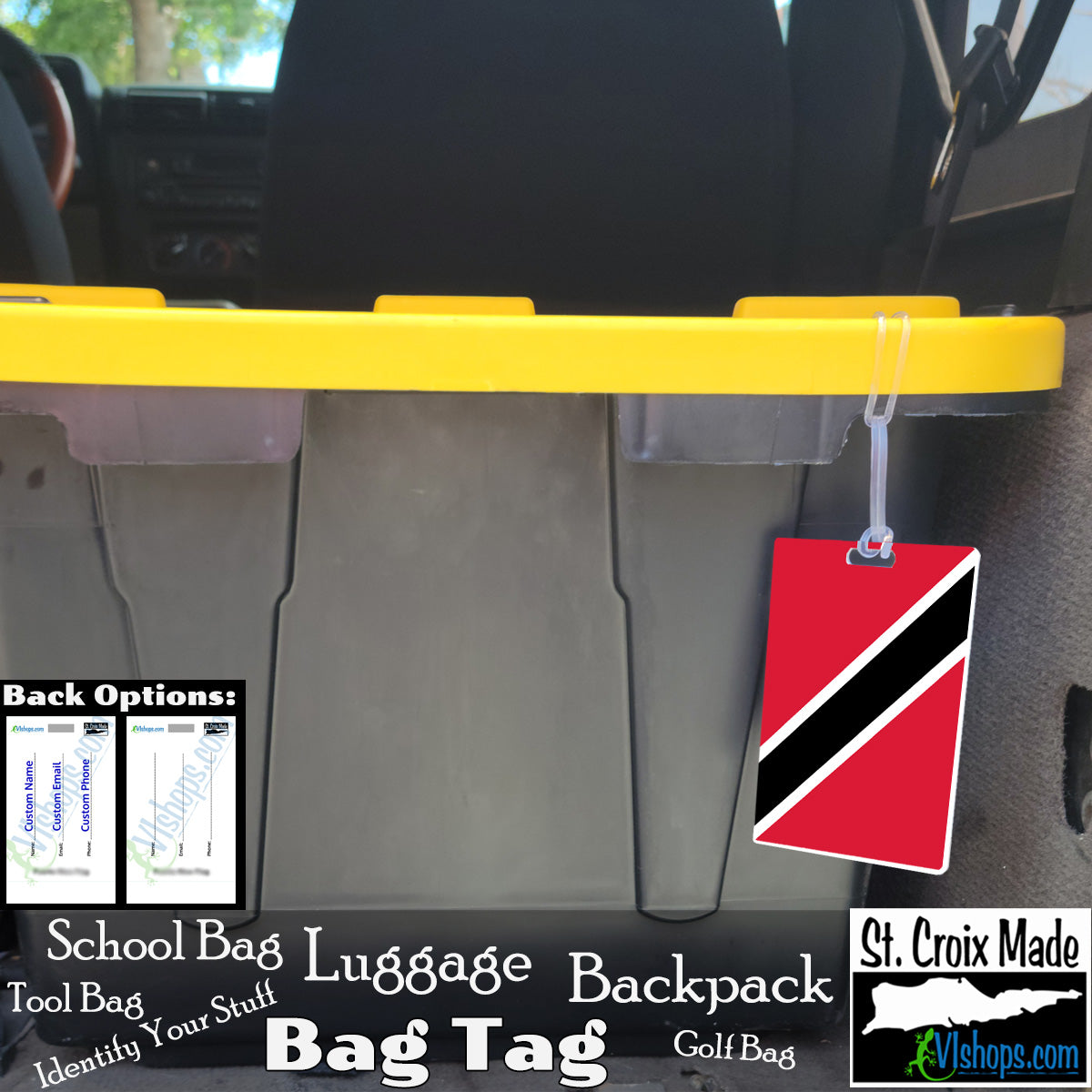 Trinidad and Tabogo - 1962 to present - Flags of the World - Bag Tag