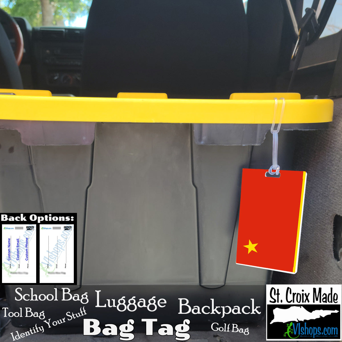 Video Games - Fallout - Peoples Republic of China - Flags of Fallout (the Video Game) - Bag Tag