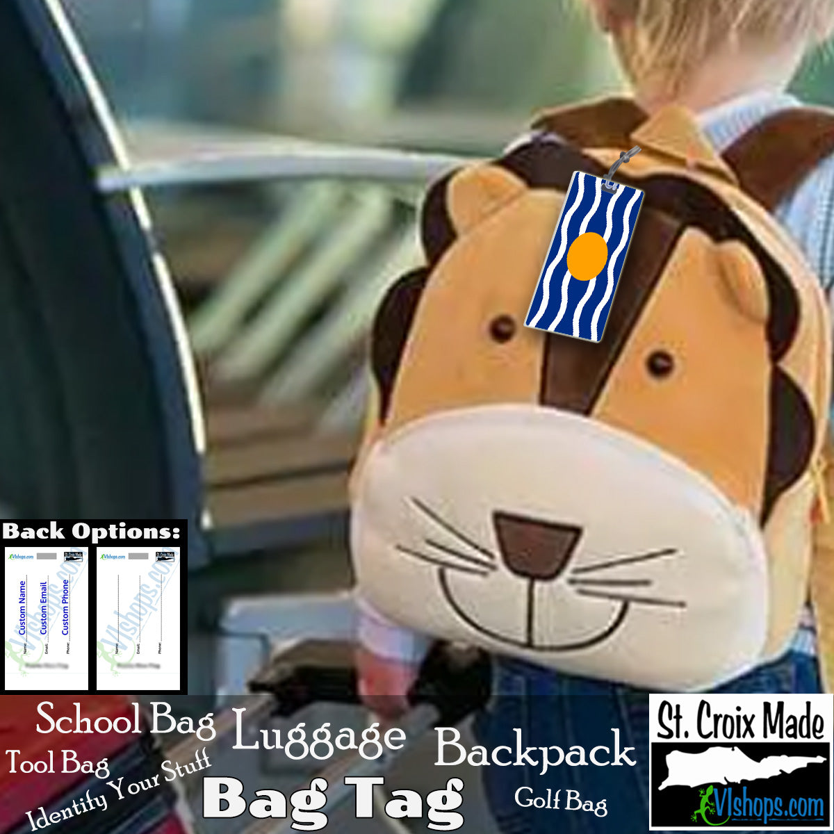 West Indies Federation - 1958 to 1962 - Flags of the World - Bag Tag