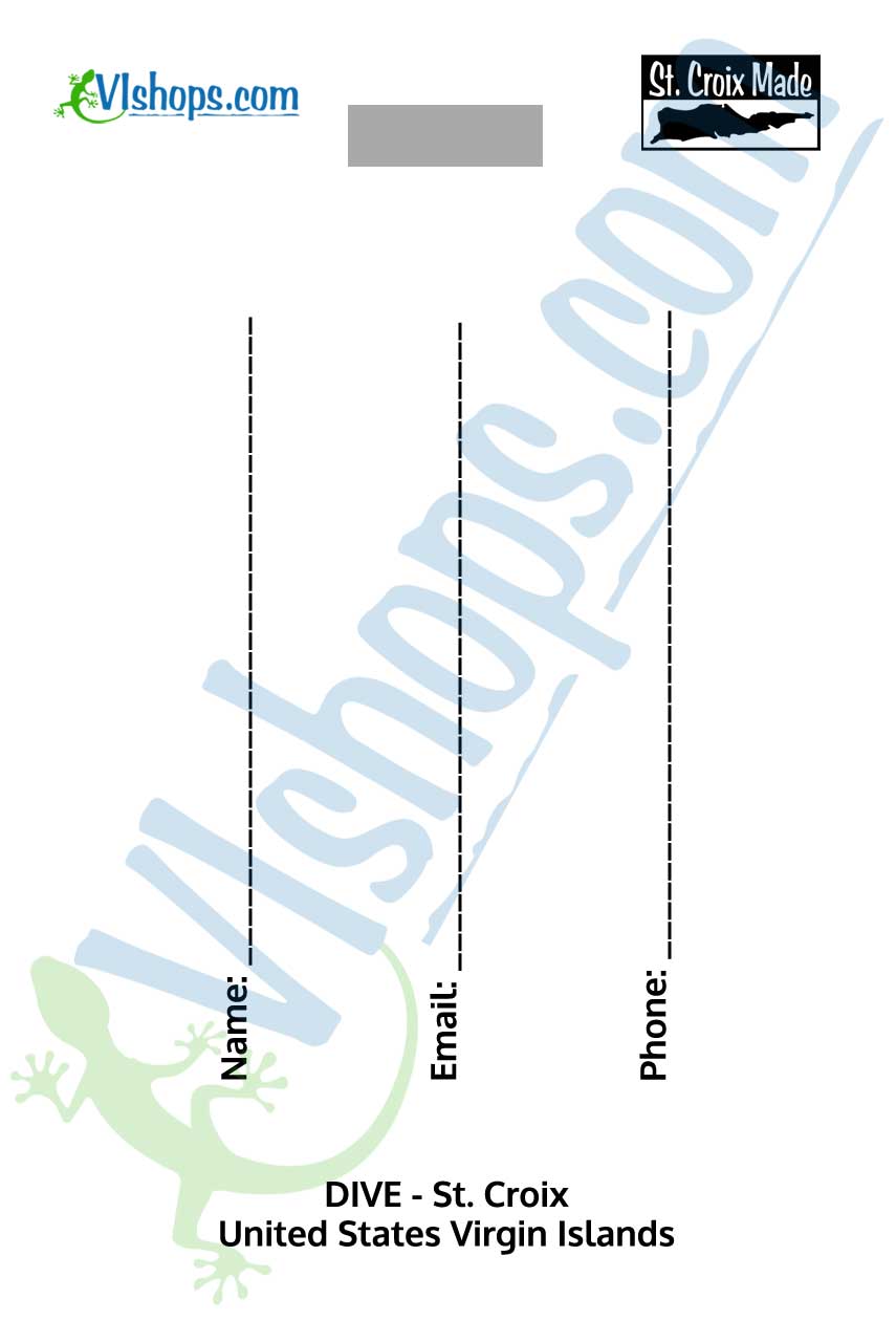 DIVE St. Croix - Bag Tag