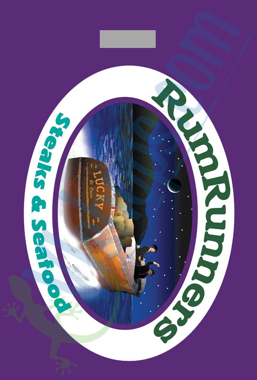 Rum Runners Restaurant - Bag Tag