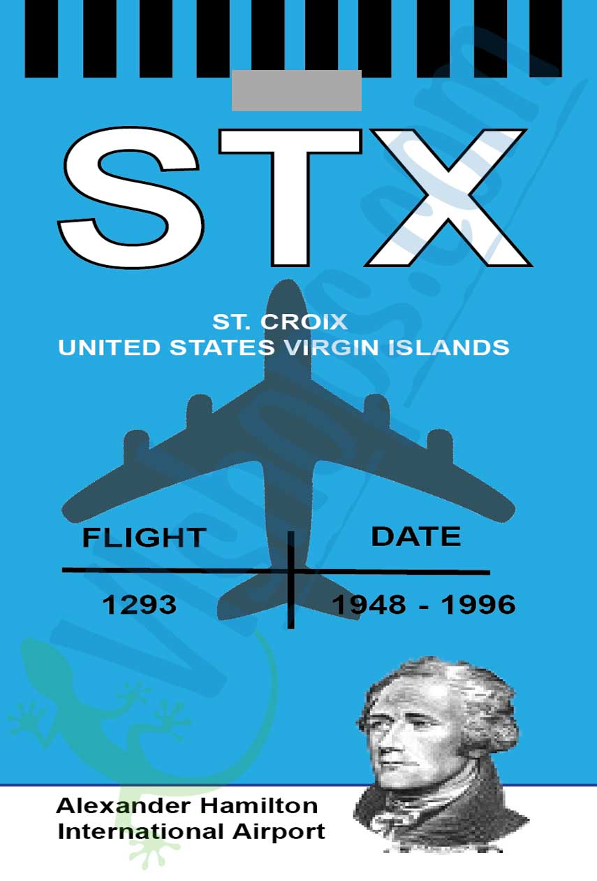 Alexander-Hamilton - St. Croix International Airport - Bag Tag