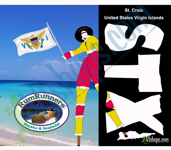 Rum Runners - Moko Jumbie Beach STX - 20oz Skinny Tumbler