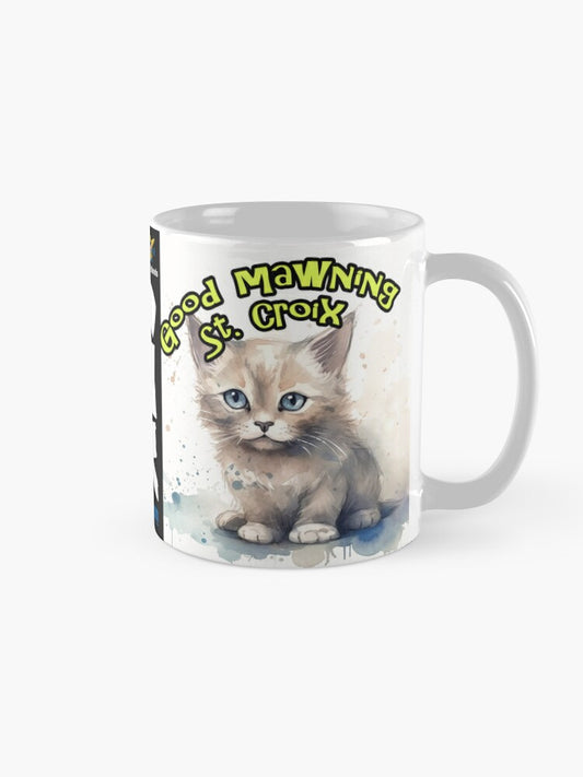Good Mawning St. Croix - Cat - 11oz Mug