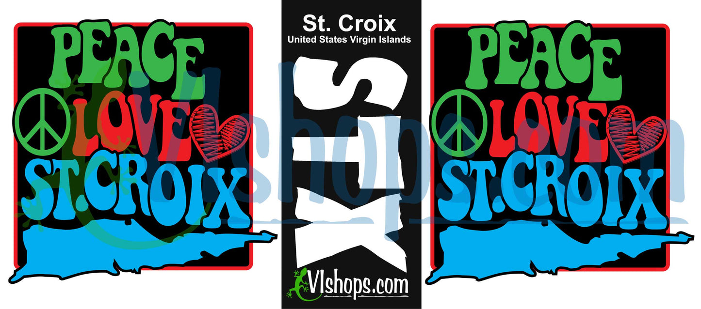 Peace Love St. Croix - 11 oz mug