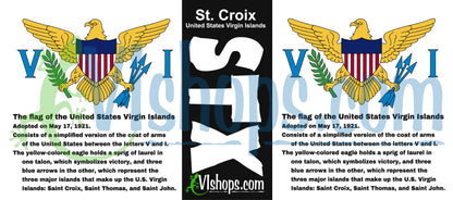 United States Virgin Islands Flag Information - 11 oz mug