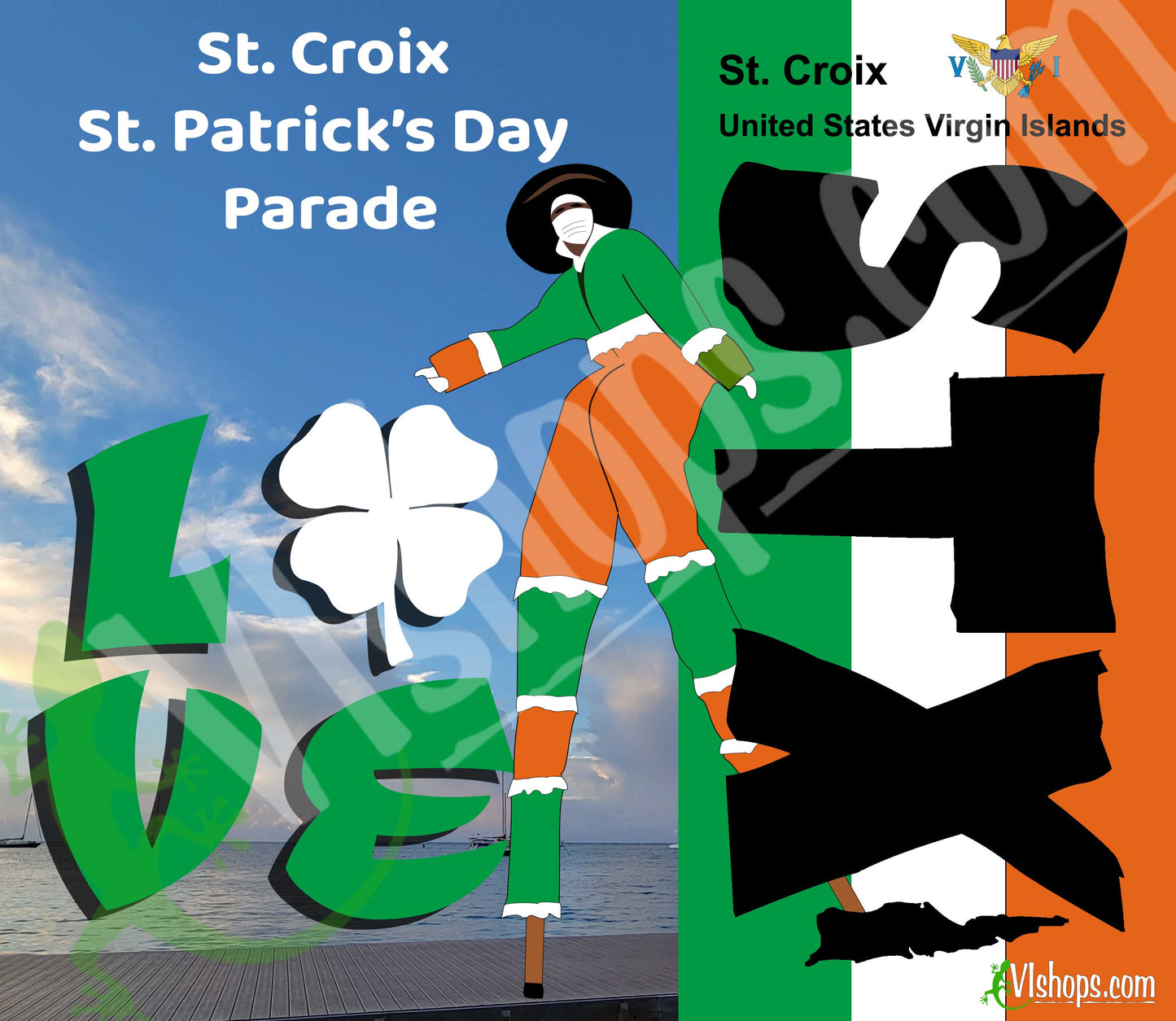 St. Croix St. Patrick's Day - 20oz Skinny Tumbler