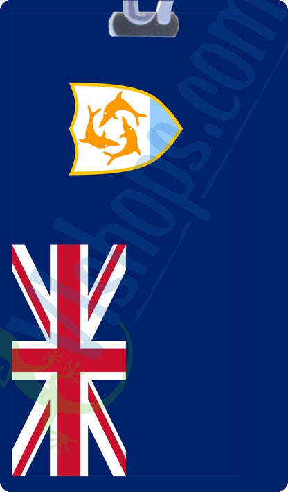 Anguilla - 1990 to present - Flags of the World - Bag Tag