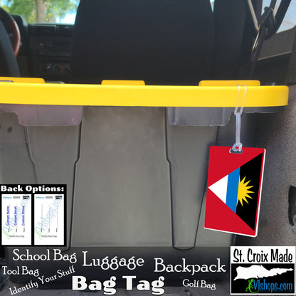 Antigua and Barbuda - 1967 to present - Flags of the World - Bag Tag
