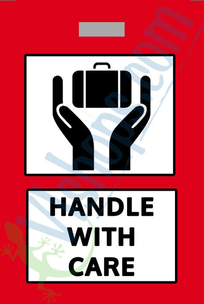 Handle with care - Bag Tag