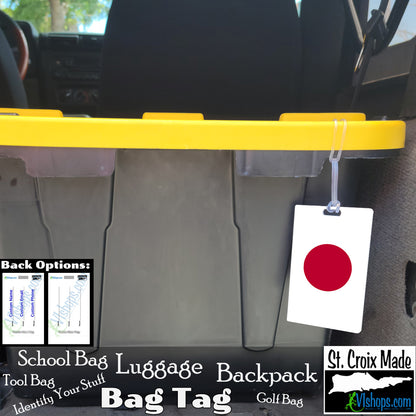 Japan - 1868 to present - Flags of the World - Bag Tag