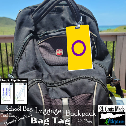 LGBTQ - Intersex - 2013 to present - Flags of the World - Bag Tag