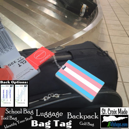 LGBTQ - Transgender - 1999 to present - Flags of the World - Bag Tag