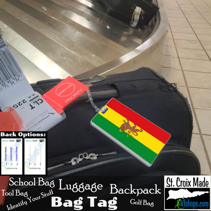 Rastafari - commonly used flag - Flags of the World - Bag Tag