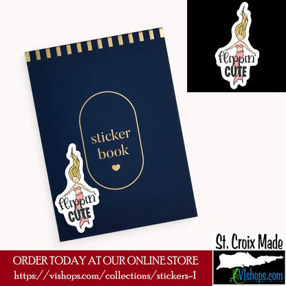 Flippen Cute - 3.5 x 6.9 Die Cut Sticker