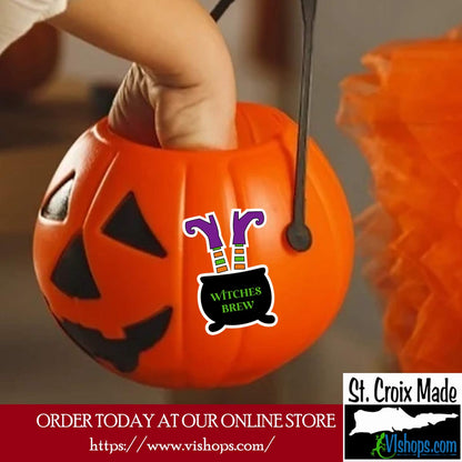 Halloween - Witches Brew - 2.1 x 3 Die Cut Sticker