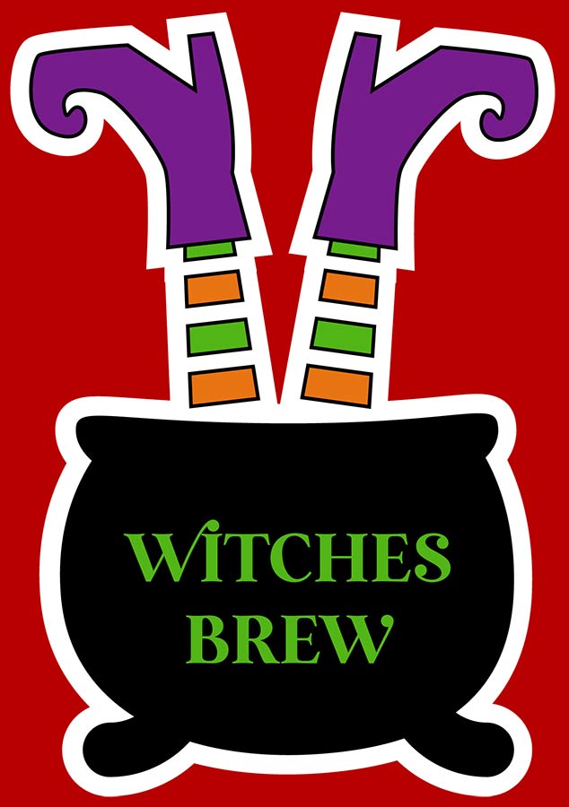 Halloween - Witches Brew - 2.1 x 3 Die Cut Sticker