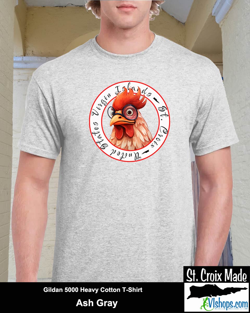 Chicken - Gildan 5000 5.3 oz Heavy Cotton T-Shirt