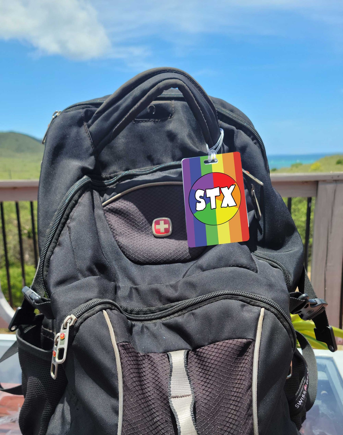 STX Rainbow Circle - Bag Tag