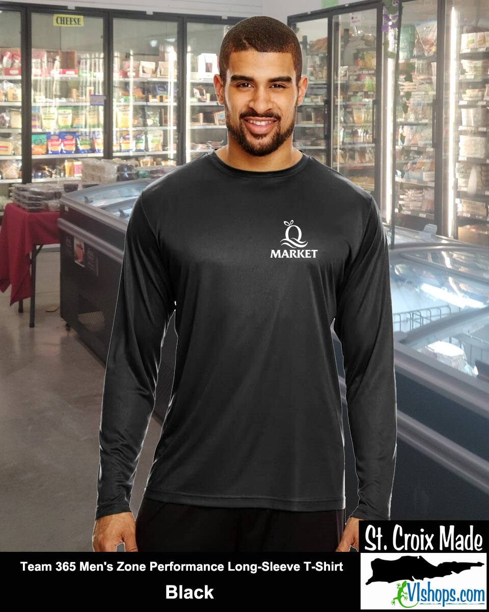 Quality - Front Left Chest and Full Back - Team 365 TT11L Men's Zone Performance Long Sleeve T-Shirt