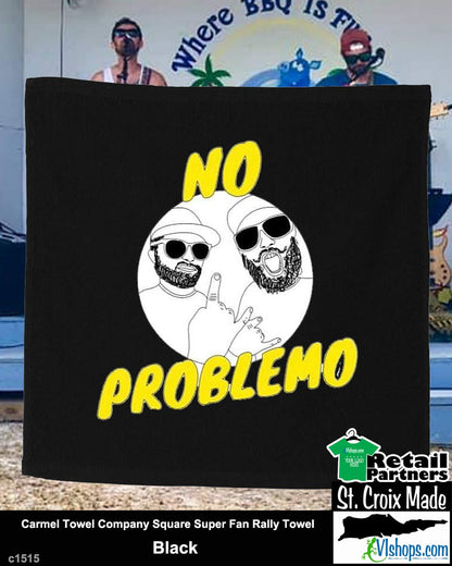 No Problemo - Carmel Towel Company C1515 Square Super Fan Rally Towel