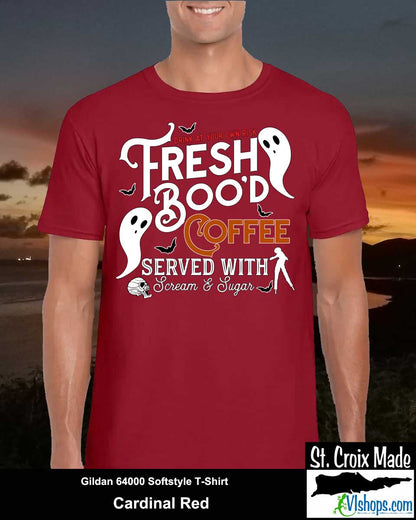 Fresh Boo'd Coffee - Gildan 64000 Softstyle T-Shirt