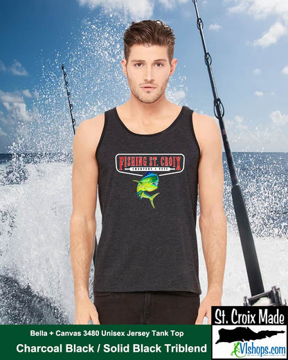 Fishing St. Croix - 3480 Bella + Canvas Unisex Jersey Tank Top