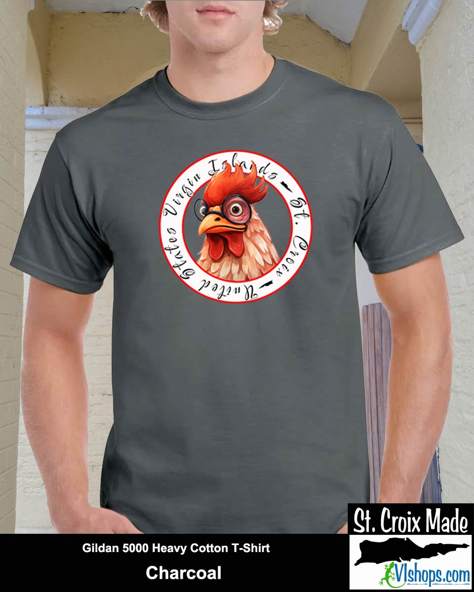 Chicken - Gildan 5000 5.3 oz Heavy Cotton T-Shirt