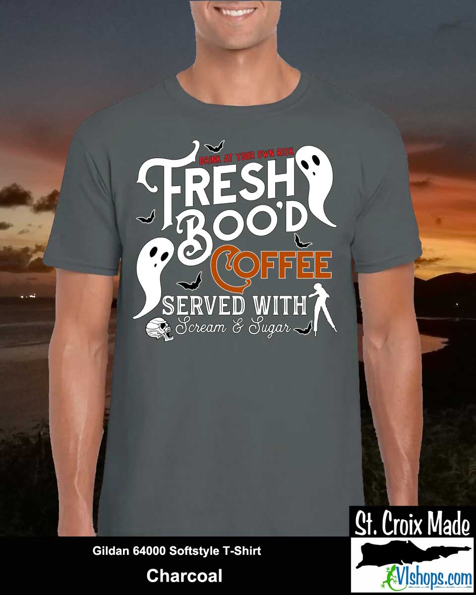 Fresh Boo'd Coffee - Gildan 64000 Softstyle T-Shirt