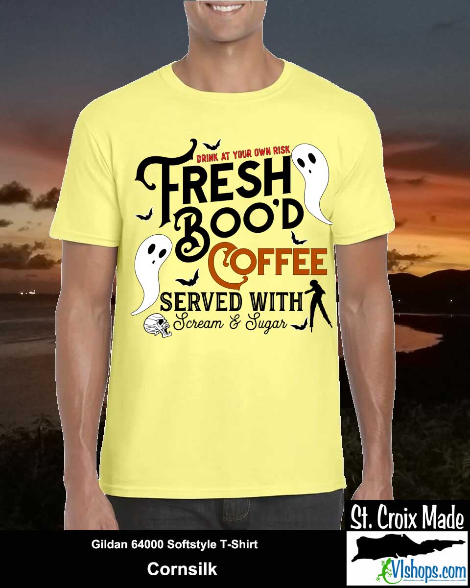 Fresh Boo'd Coffee - Gildan 64000 Softstyle T-Shirt