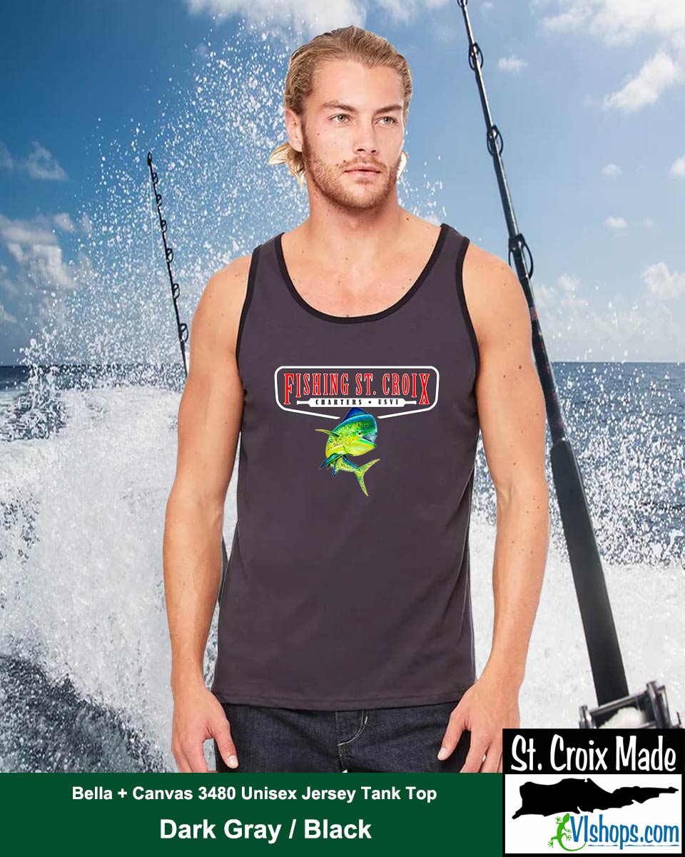 Fishing St. Croix - 3480 Bella + Canvas Unisex Jersey Tank Top