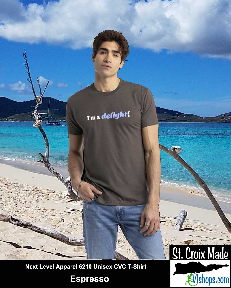 I'm a delight - Next Level Apparel 6210 Unisex CVC T-Shirt