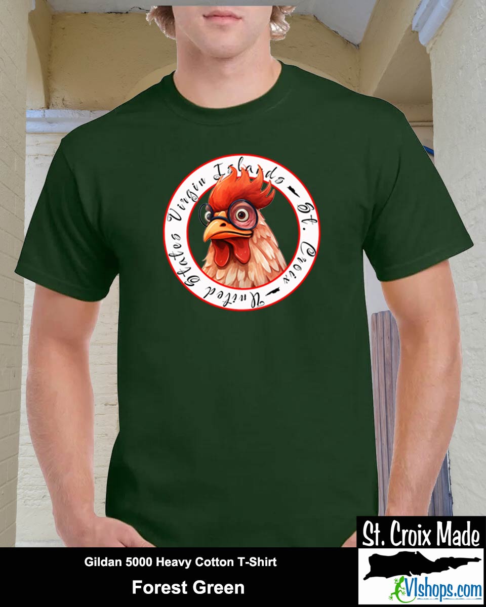 Chicken - Gildan 5000 5.3 oz Heavy Cotton T-Shirt