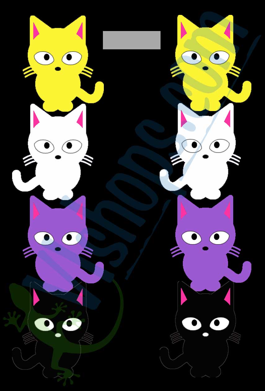 Binary Cats - Bag Tag