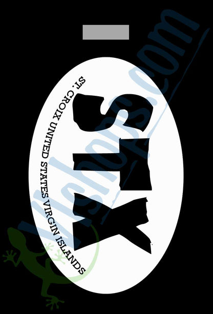 STX Oval - St. Croix - Bag Tag