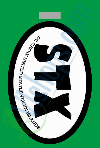 STX Oval - St. Croix - Bag Tag