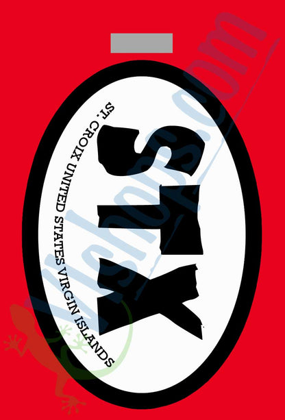 STX Oval - St. Croix - Bag Tag