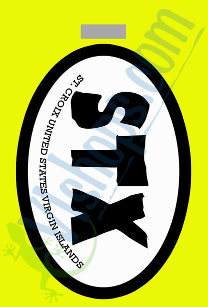 STX Oval - St. Croix - Bag Tag