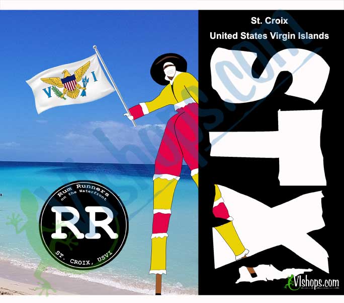 Rum Runners - Moko Jumbie Beach STX - 20oz Skinny Tumbler