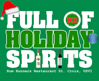 Rum Runners - Full of Holiday Spirits - Next Level Apparel 1540 Women's Ideal V-Neck T-Shirt