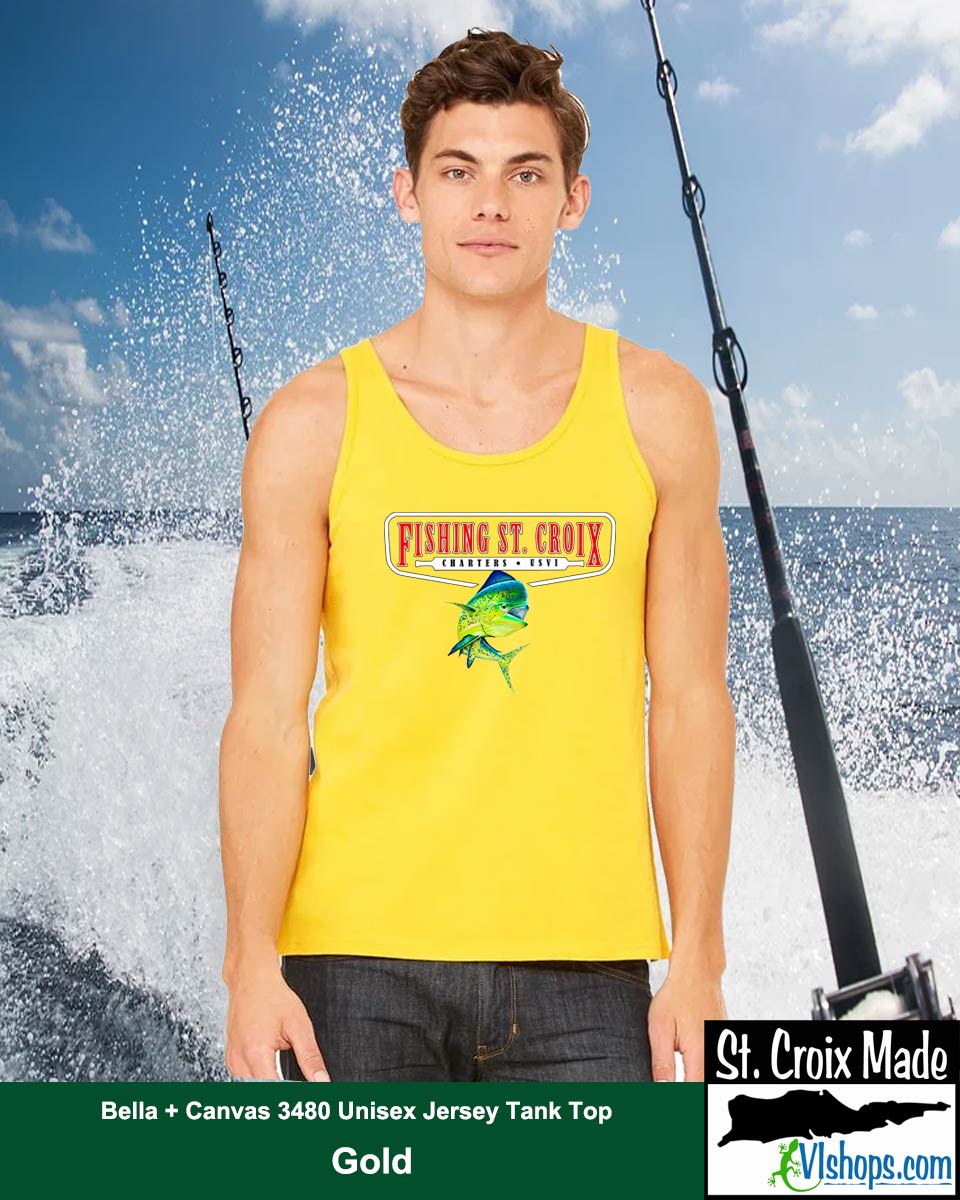 Fishing St. Croix - 3480 Bella + Canvas Unisex Jersey Tank Top